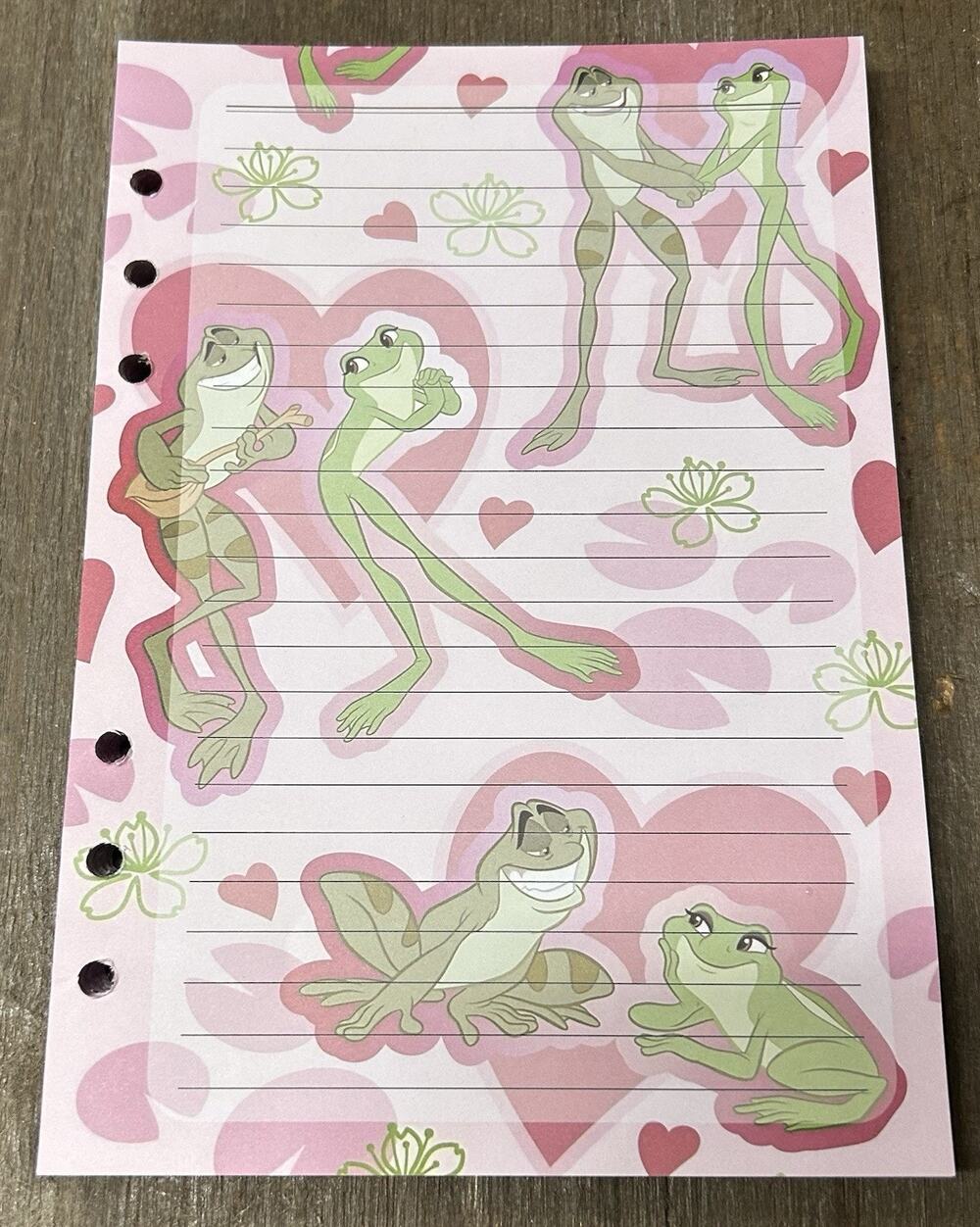 Princess And The Frog Size A5 Refill Paper (50 Sheets)